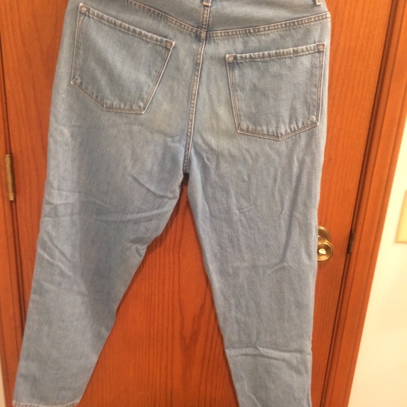 Pleat-Front High-Rise Peg Jean In Innocence - Picture 5 of 7
